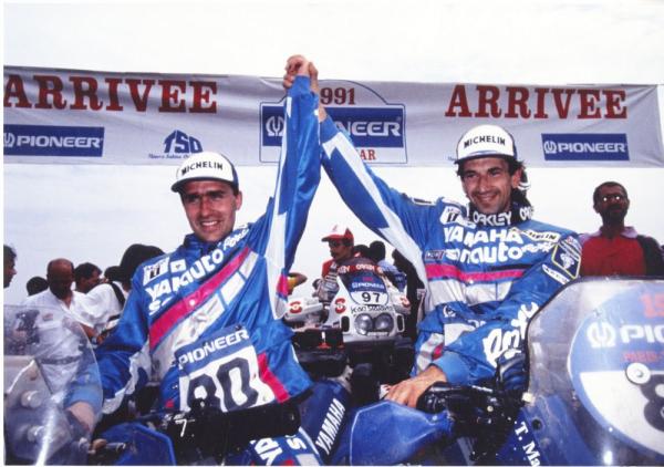 Petehansel et Magnaldi- Dakar 1991
